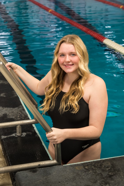 Abby Huber                      Girls' Swimming                        Fr.